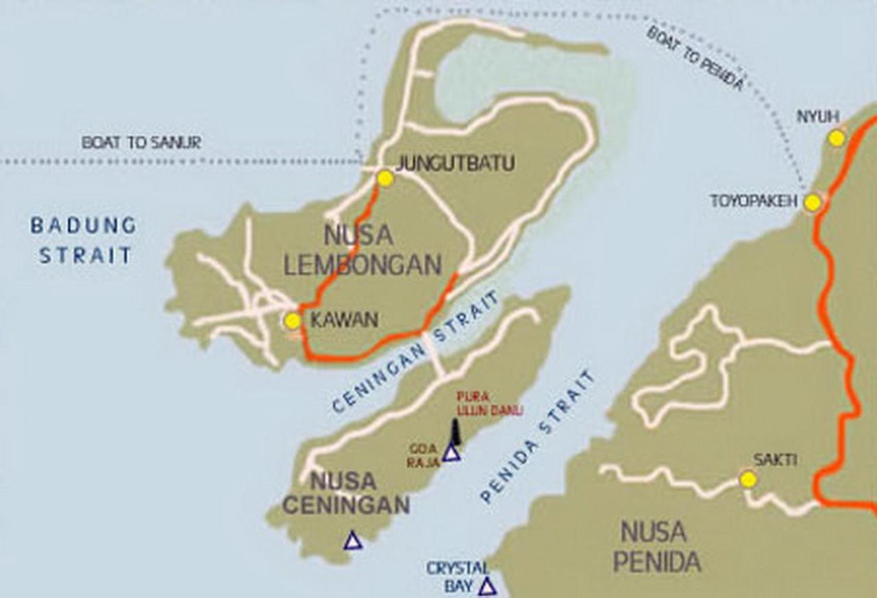 Ocean Hostel Ceningan Island المظهر الخارجي الصورة